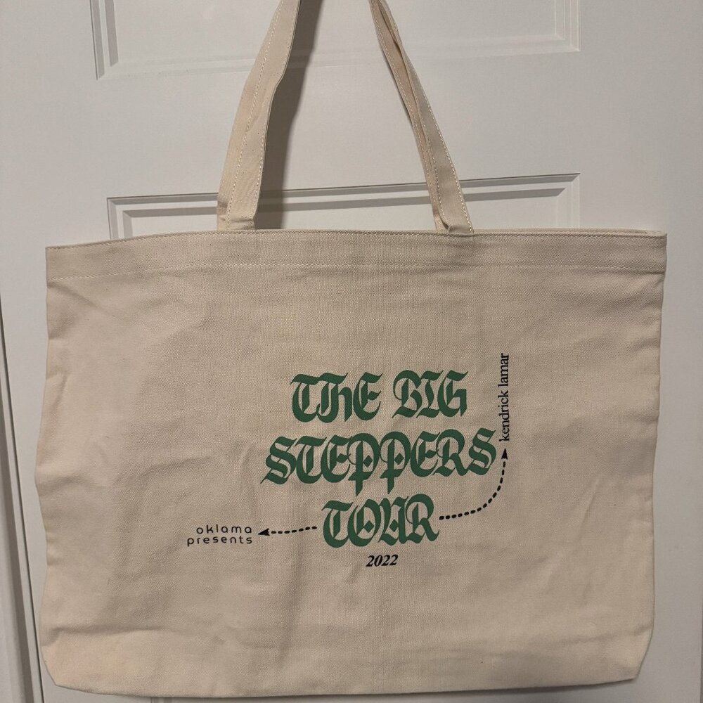Kendrick Lamar Big Steppers Tour Tote Bag, NWOT